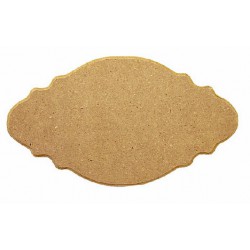 Wooden Plate 6mm (Frilly) - Loose Wooden Plate 6mm (Frilly) - Loose
